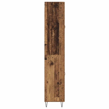 vidaXL Highboard Old Wood 69.5 x 34 x 90 cm Engineered Wood