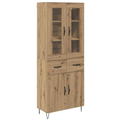 vidaXL Highboard Artisan Oak 69.5 x 34 x 90 cm Engineered Wood