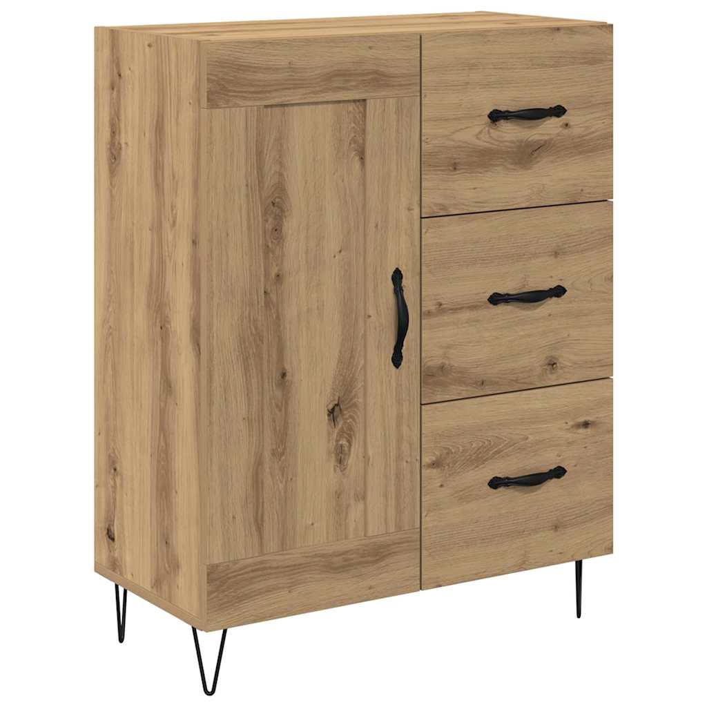 vidaXL Highboard Artisan Oak 69.5 x 34 x 90 cm Engineered Wood