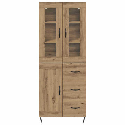 vidaXL Highboard Artisan Oak 69.5 x 34 x 90 cm Engineered Wood