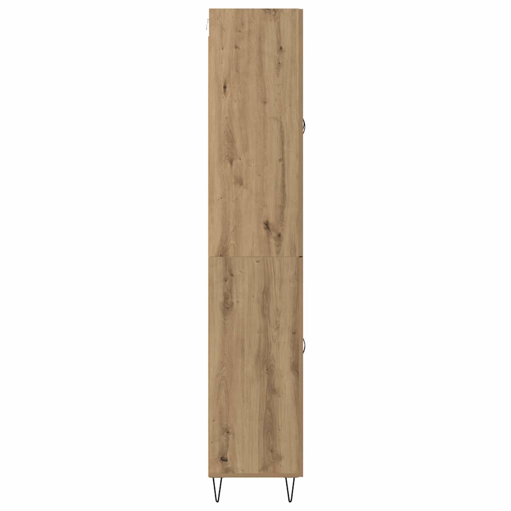 vidaXL Highboard Artisan Oak 69.5 x 34 x 90 cm Engineered Wood