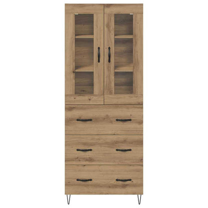 vidaXL Highboard Artisan Oak 69.5 x 34 x 90 cm Engineered Wood