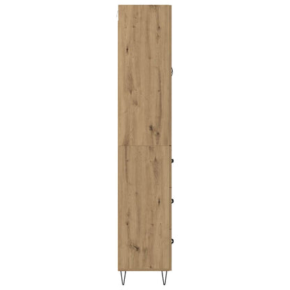 vidaXL Highboard Artisan Oak 69.5 x 34 x 90 cm Engineered Wood