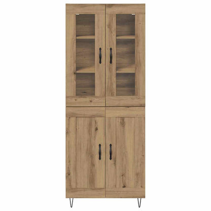 vidaXL Highboard Artisan Oak 69.5 x 34 x 90 cm Engineered Wood