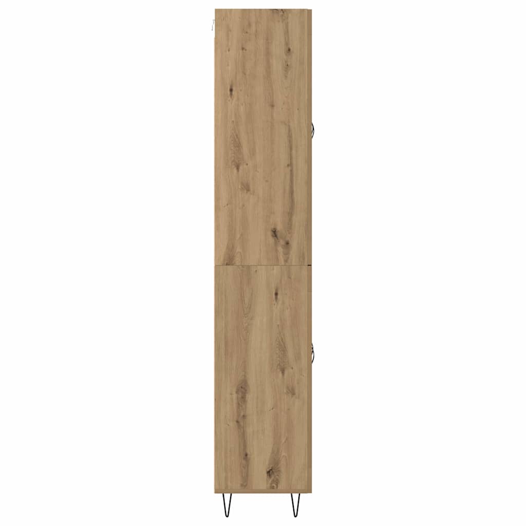 vidaXL Highboard Artisan Oak 69.5 x 34 x 90 cm Engineered Wood