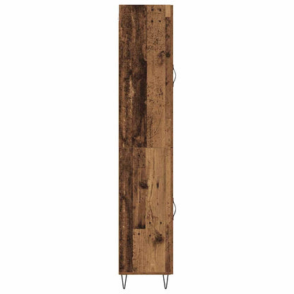 vidaXL Highboard Old Wood 34.5 x 34 x 90 cm Engineered Wood