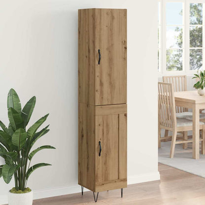 vidaXL Highboard Artisan Oak 34.5 x 34 x 90 cm Engineered Wood