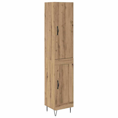 vidaXL Highboard Artisan Oak 34.5 x 34 x 90 cm Engineered Wood