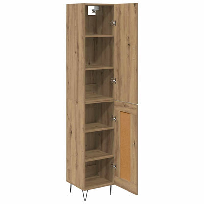 vidaXL Highboard Artisan Oak 34.5 x 34 x 90 cm Engineered Wood