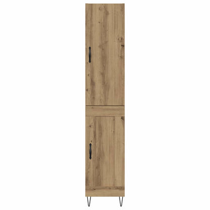 vidaXL Highboard Artisan Oak 34.5 x 34 x 90 cm Engineered Wood