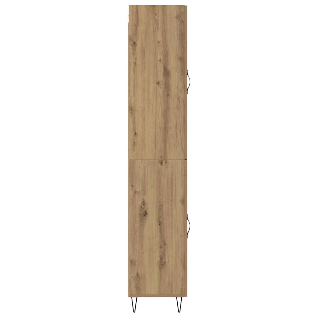 vidaXL Highboard Artisan Oak 34.5 x 34 x 90 cm Engineered Wood