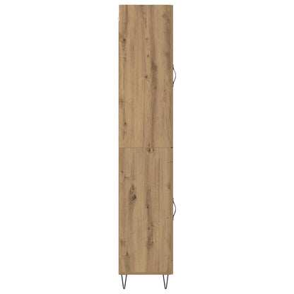 vidaXL Highboard Artisan Oak 34.5 x 34 x 90 cm Engineered Wood