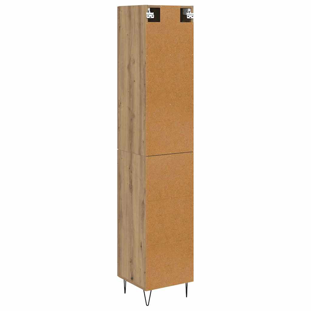 vidaXL Highboard Artisan Oak 34.5 x 34 x 90 cm Engineered Wood
