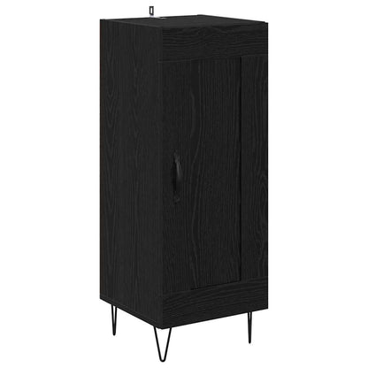 vidaXL Highboard Black Oak 34.5 x 34 x 90 cm Engineered Wood