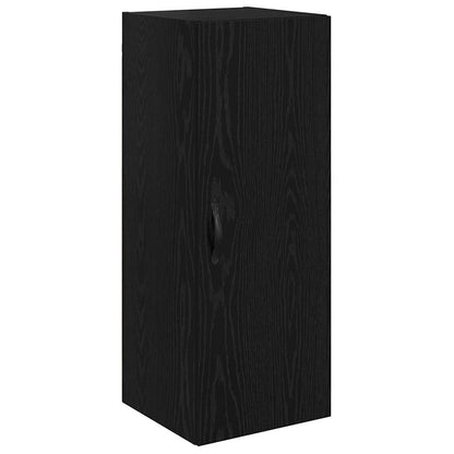 vidaXL Highboard Black Oak 34.5 x 34 x 90 cm Engineered Wood