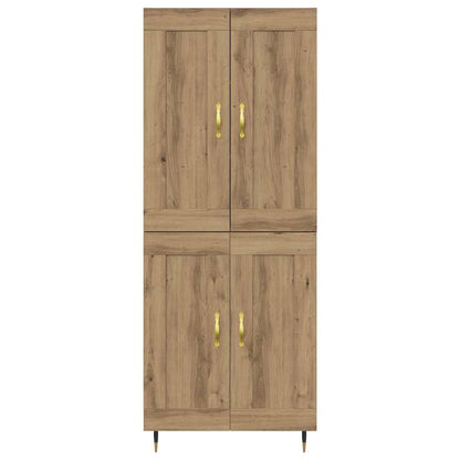 vidaXL Highboard Artisan Oak 69.5 x 34 x 90 cm Engineered Wood