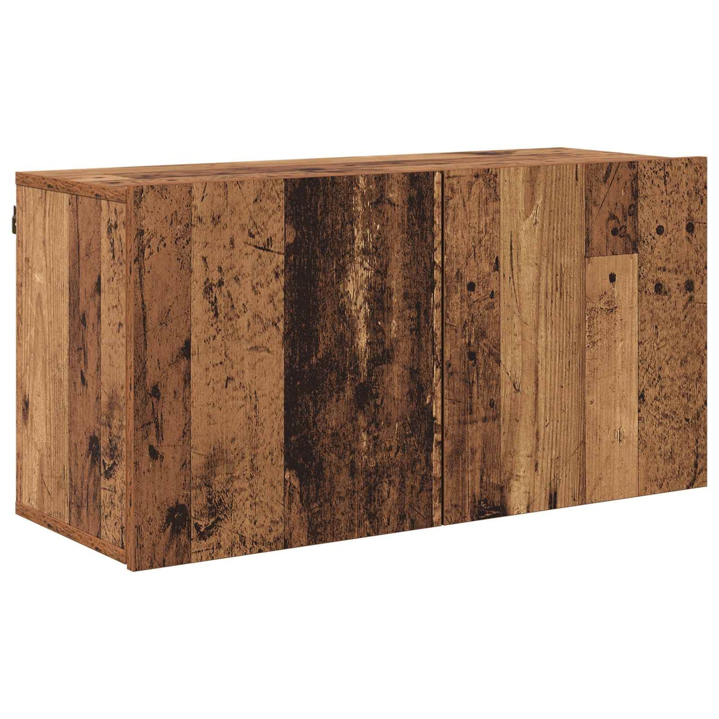 vidaXL TV Cabinet Wall-mounted 4 pcs Old Wood Engineered Wood