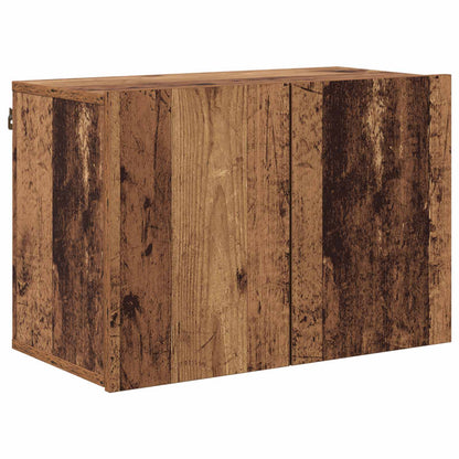 vidaXL TV Wall Unit Wall-mounted 5 pcs Old Wood Engineered Wood