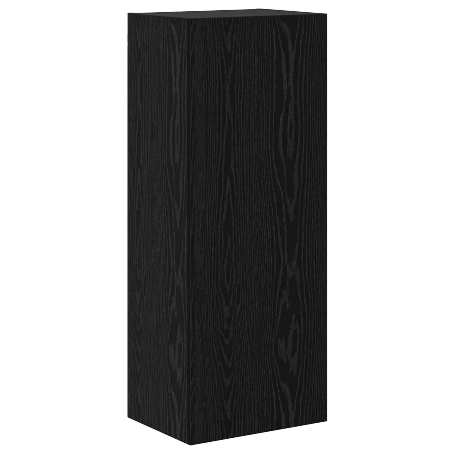 vidaXL TV Wall Units 4 pcs Black Oak Engineered Wood