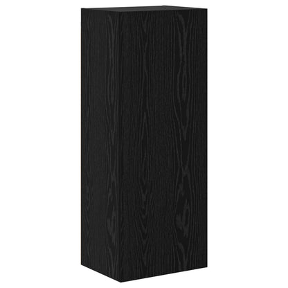 vidaXL TV Wall Units 4 pcs Black Oak Engineered Wood