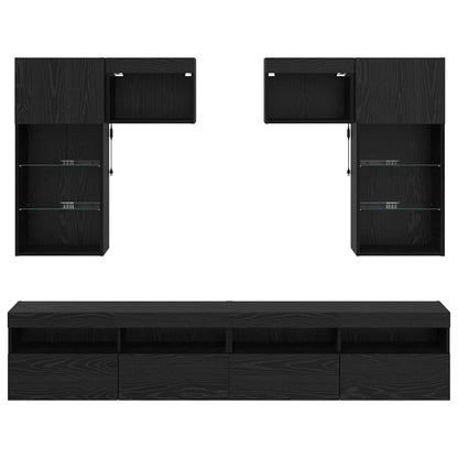 vidaXL TV Wall Units 6 pcs 100 x 30 x 40 cm Artisan Oak