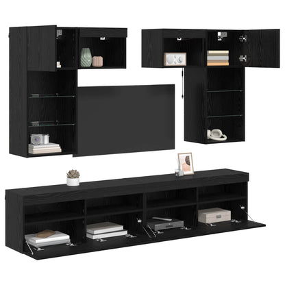vidaXL TV Wall Units 6 pcs 100 x 30 x 40 cm Artisan Oak