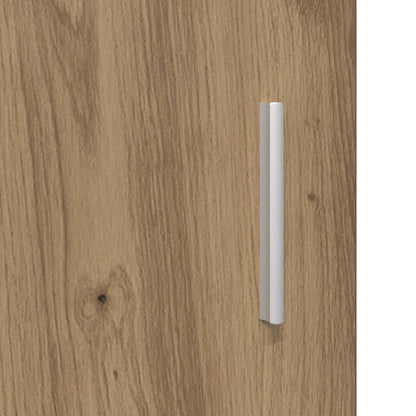 vidaXL Sideboards with Drawer Corona 2 pcs Artisan Oak 59 x 39 x 80 cm