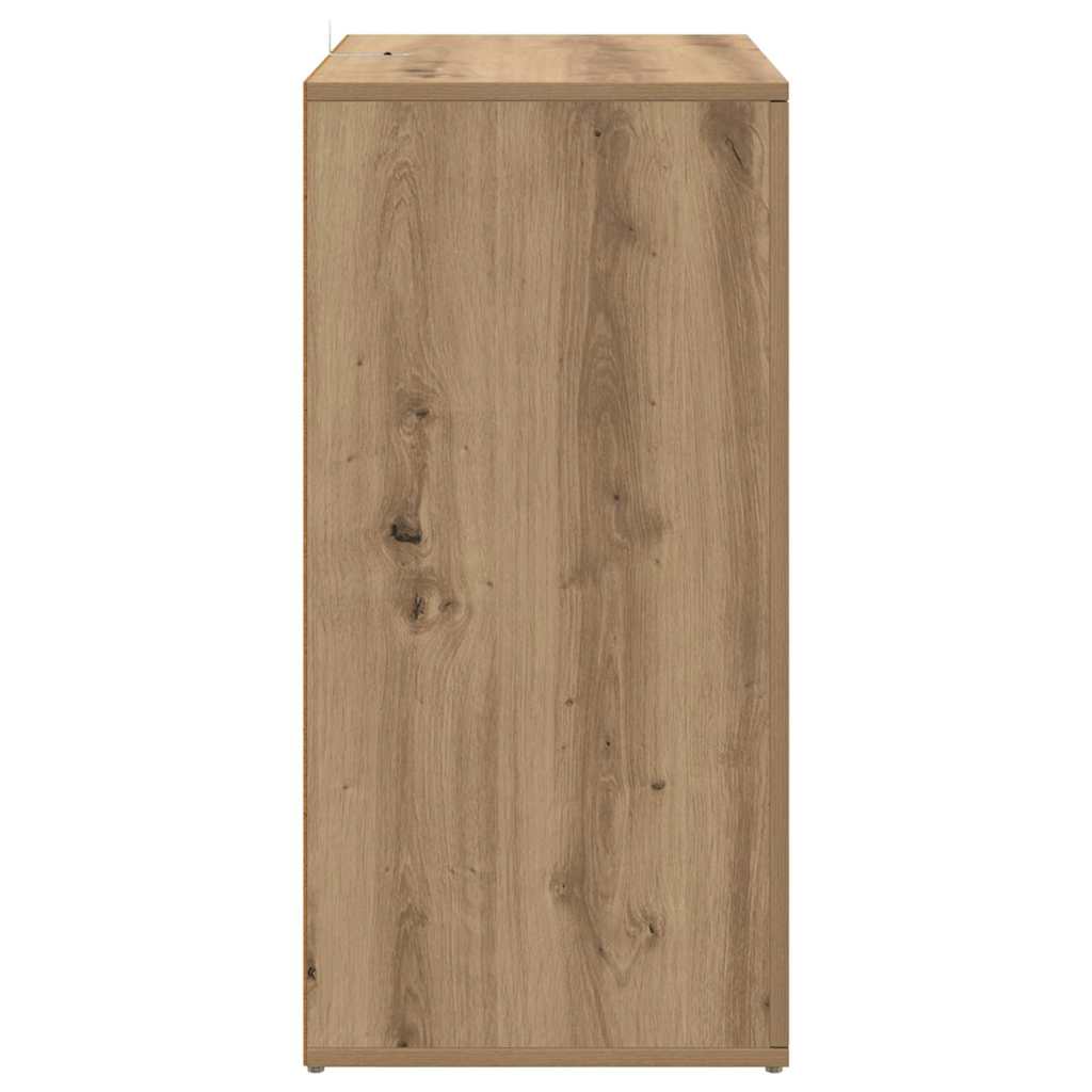 vidaXL Sideboards with Drawer Corona 2 pcs Artisan Oak 59 x 39 x 80 cm
