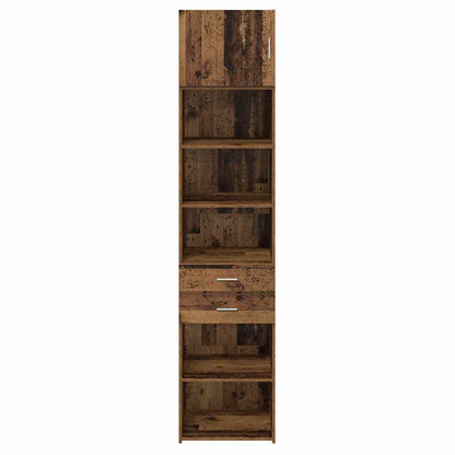 vidaXL Highboard Old Wood 50 x 42.5 x 225 cm Engineered Wood