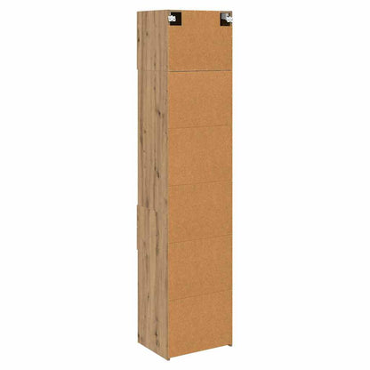 vidaXL Highboard Artisan Oak 50 x 42.5 x 225 cm Engineered Wood