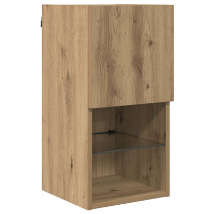 vidaXL TV Wall Cabinets 4 pcs Artisan Oak Engineered Wood
