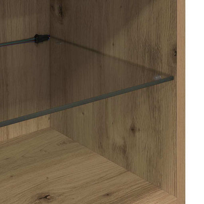 vidaXL TV Wall Units 8 pcs Artisan Oak Engineered Wood