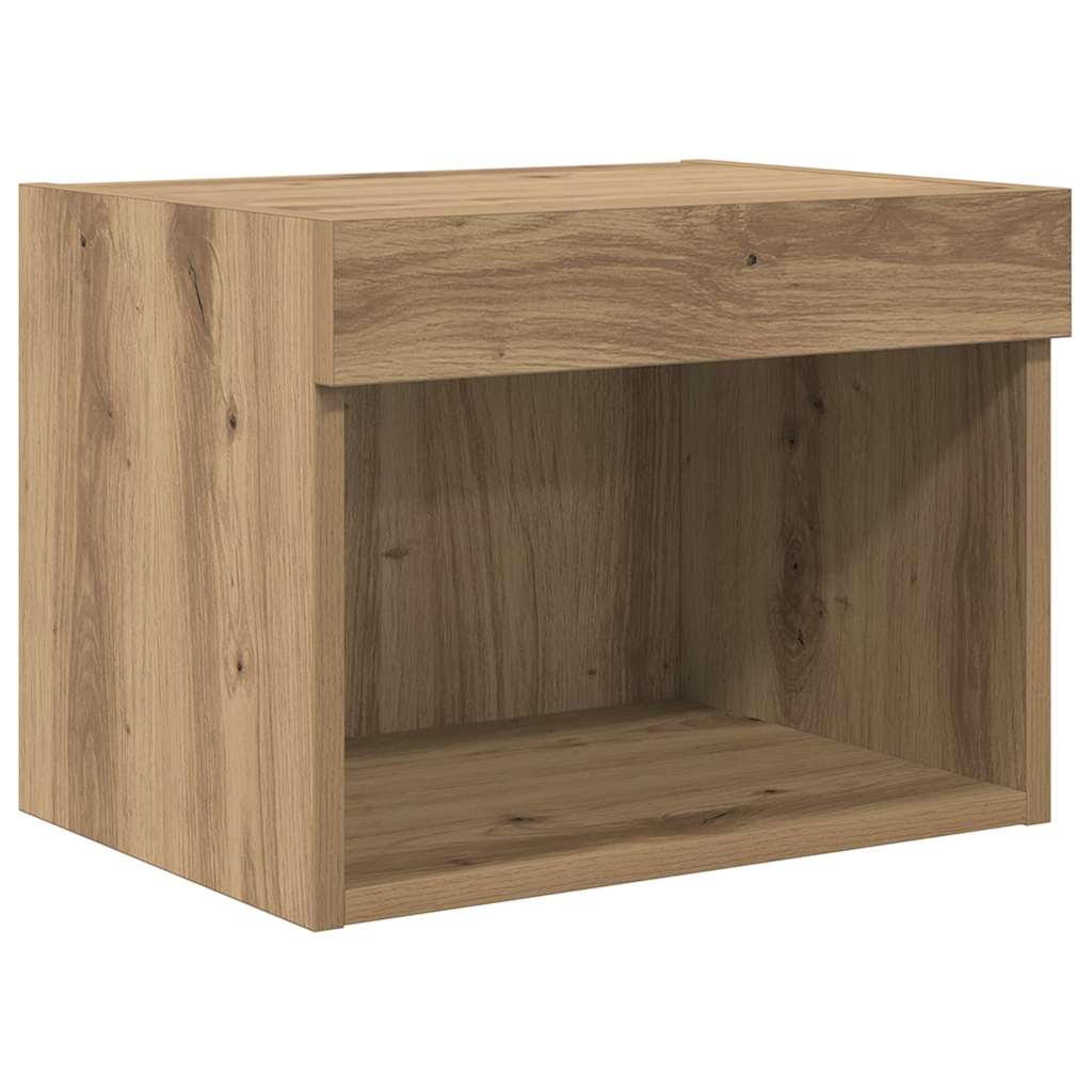 vidaXL TV Wall Units 5 pcs Black Oak Engineered Wood