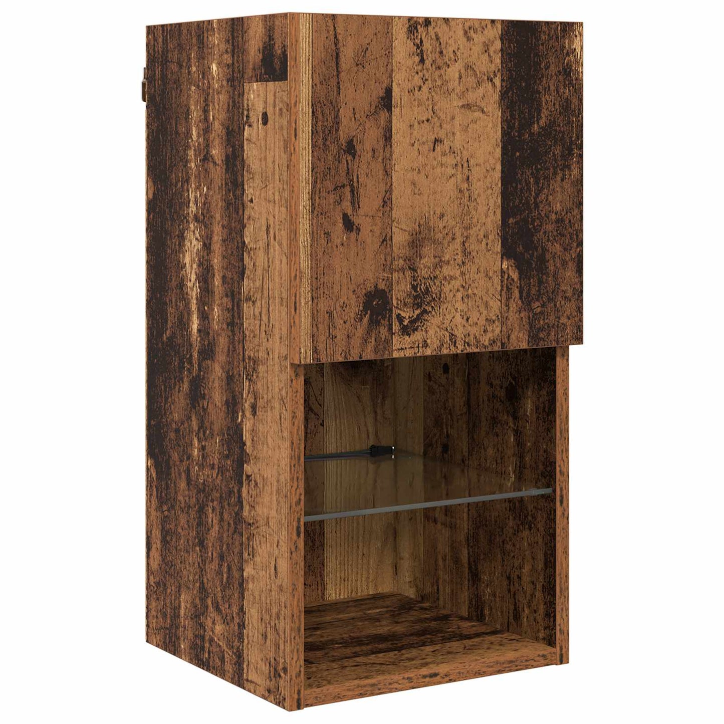 vidaXL TV Wall Unit Wall-mounted 6 pcs Old Wood Engineered Wood