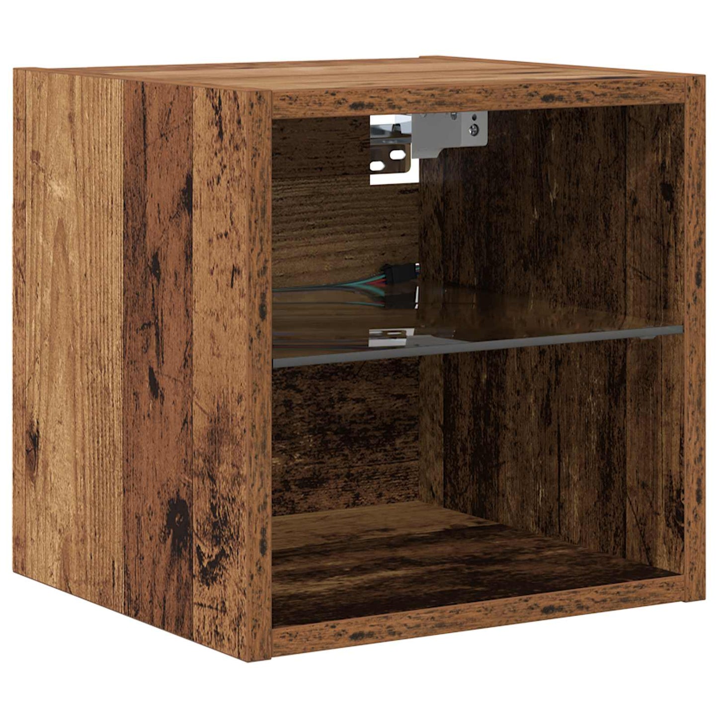 vidaXL TV Wall Unit Wall-mounted 6 pcs Old Wood Engineered Wood