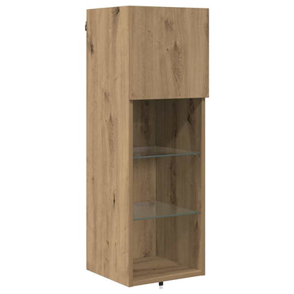 vidaXL TV Wall Units 4 pcs Artisan Oak Engineered Wood