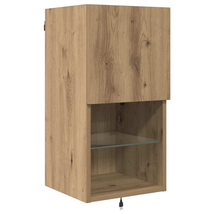 vidaXL TV Wall Units 4 pcs Artisan Oak Engineered Wood