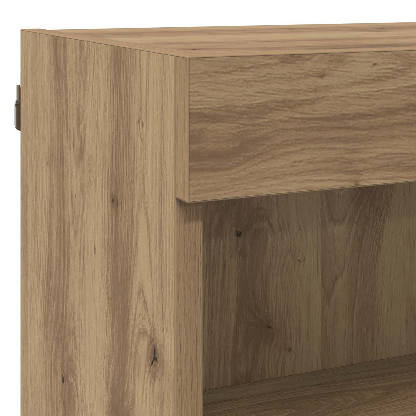 vidaXL TV Wall Units with LED 5 pcs Artisan Oak Engineered Wood