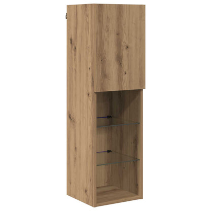 vidaXL TV Wall Unit 4 pcs Artisan Oak Engineered Wood
