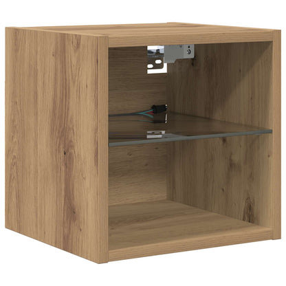 vidaXL TV Wall Unit 4 pcs Artisan Oak Engineered Wood