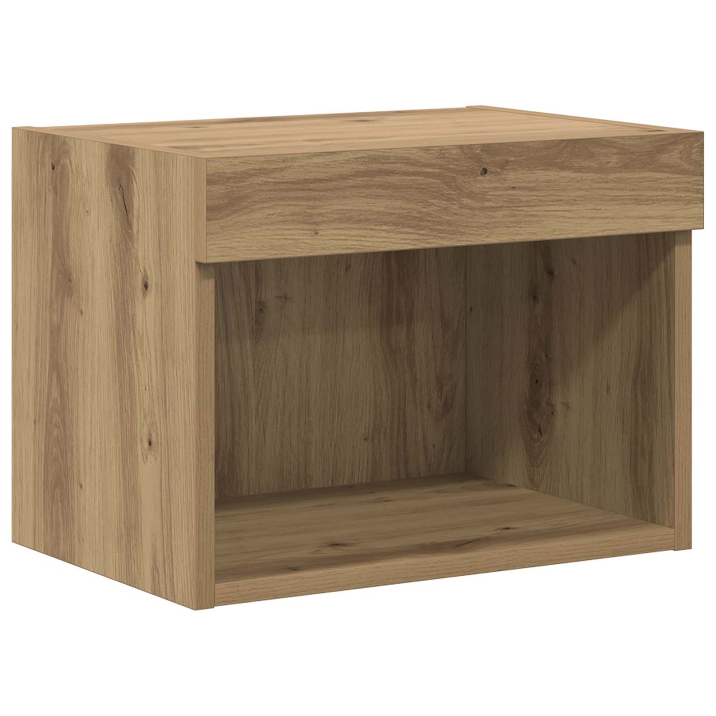 vidaXL TV Wall Units with LED 5 pcs Artisan Oak Engineered Wood