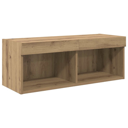 vidaXL TV Wall Units 6 pcs Artisan Oak Engineered Wood