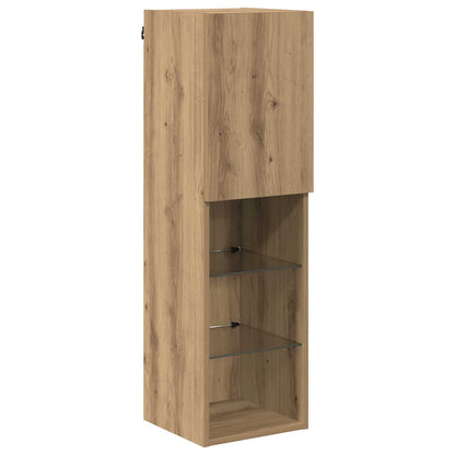 vidaXL TV Wall Cabinet Set 6 pcs Artisan Oak Engineered Wood