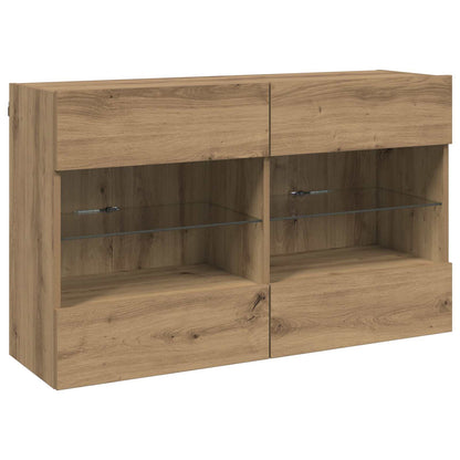vidaXL TV Wall Cabinet Set 6 pcs Artisan Oak Engineered Wood