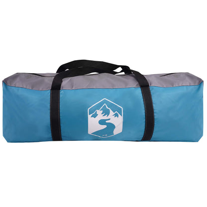 vidaXL Dome Tent with Removable Rainfly Blue 4-Person