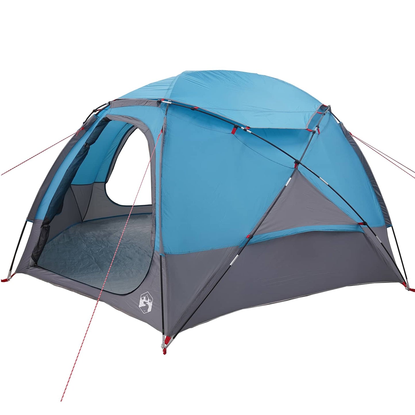 vidaXL Dome Tent with Removable Rainfly Blue 4-Person
