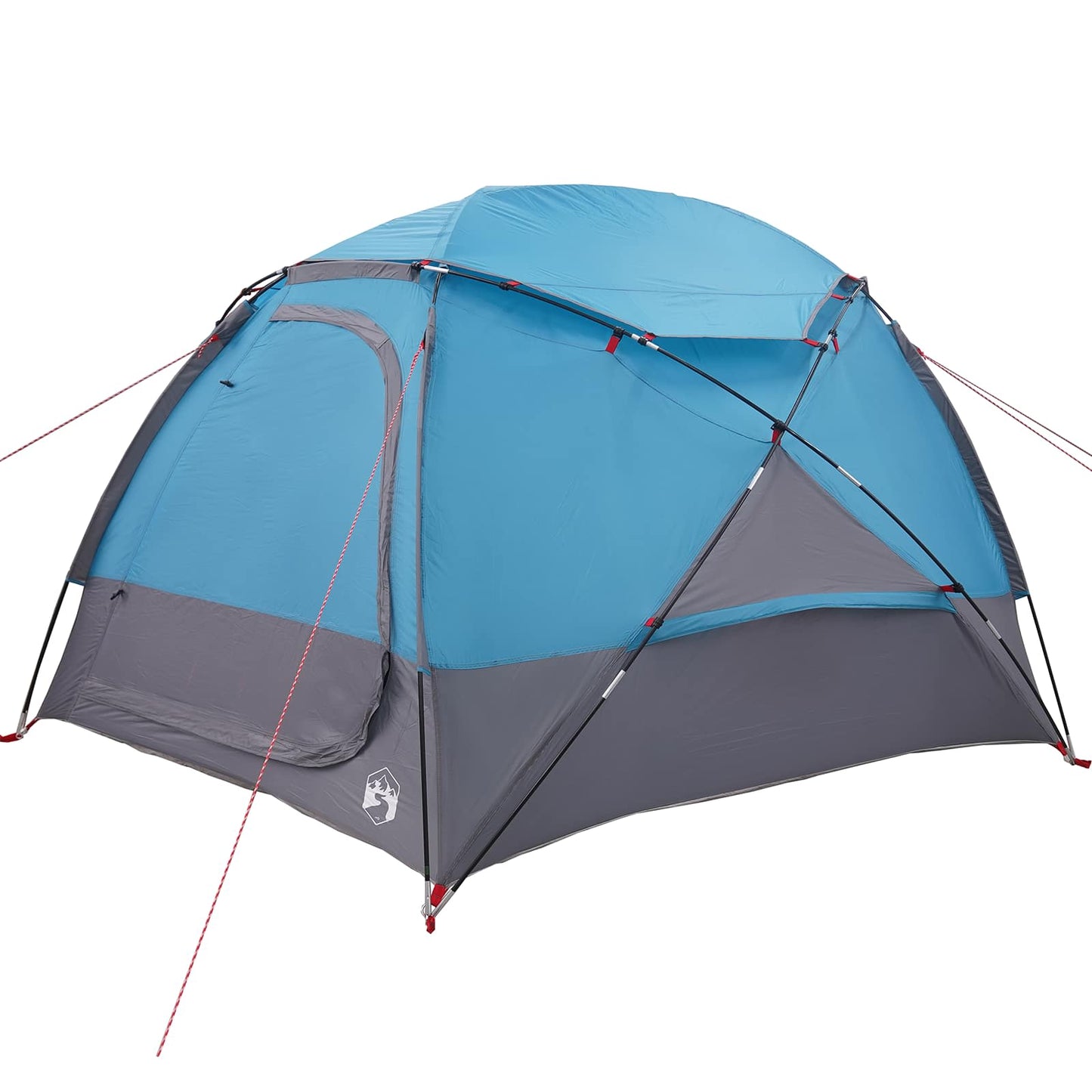 vidaXL Dome Tent with Removable Rainfly Blue 4-Person