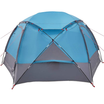 vidaXL Dome Tent with Removable Rainfly Blue 4-Person