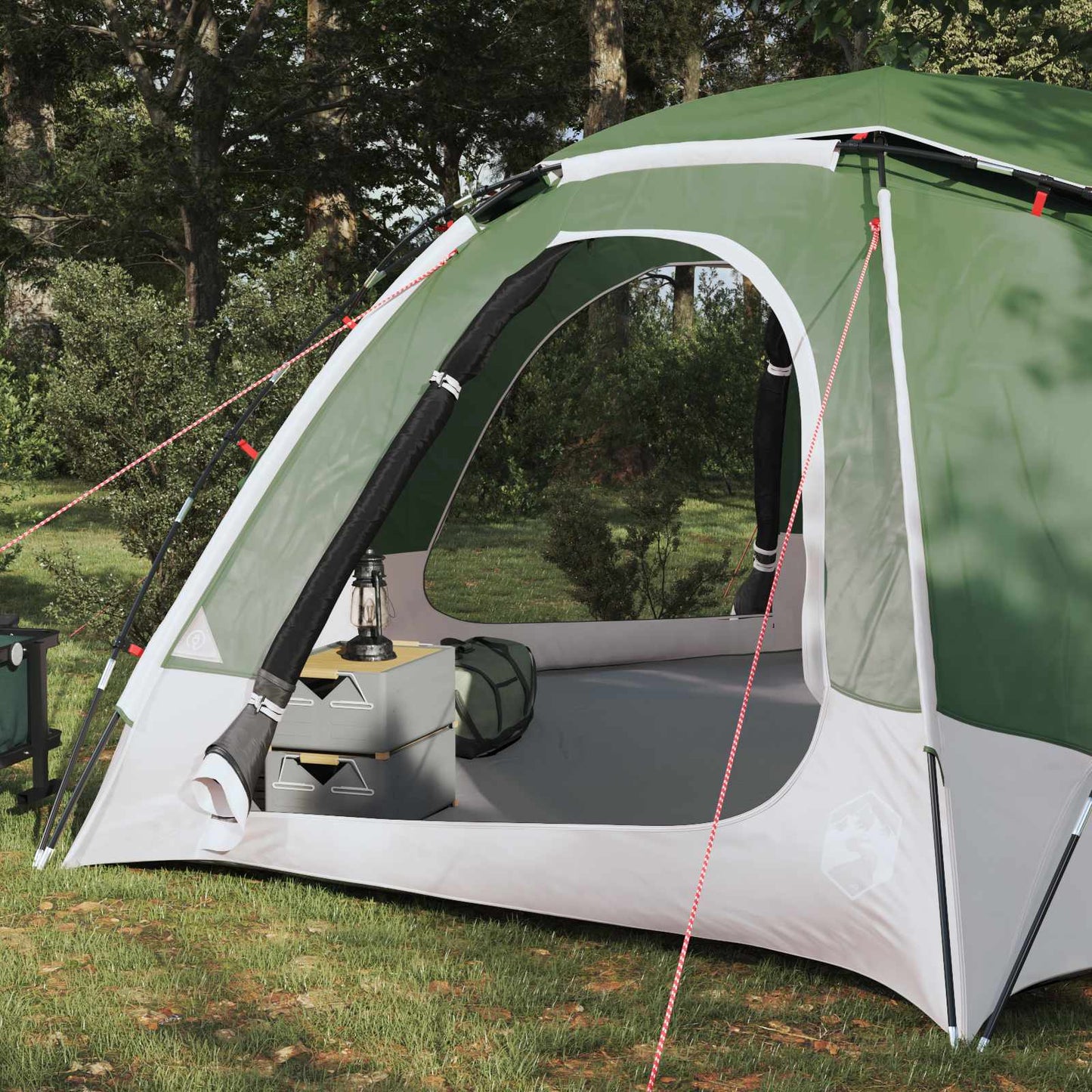 vidaXL Dome Tent with Removable Rainfly Green 8-Person