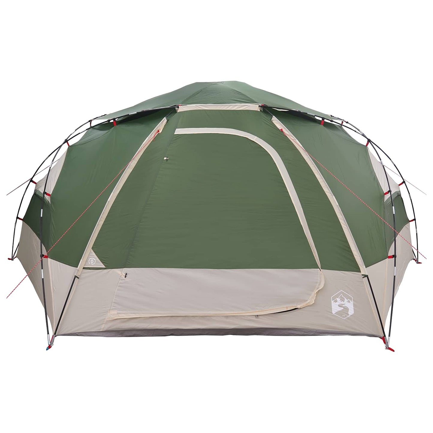 vidaXL Dome Tent with Removable Rainfly Green 8-Person